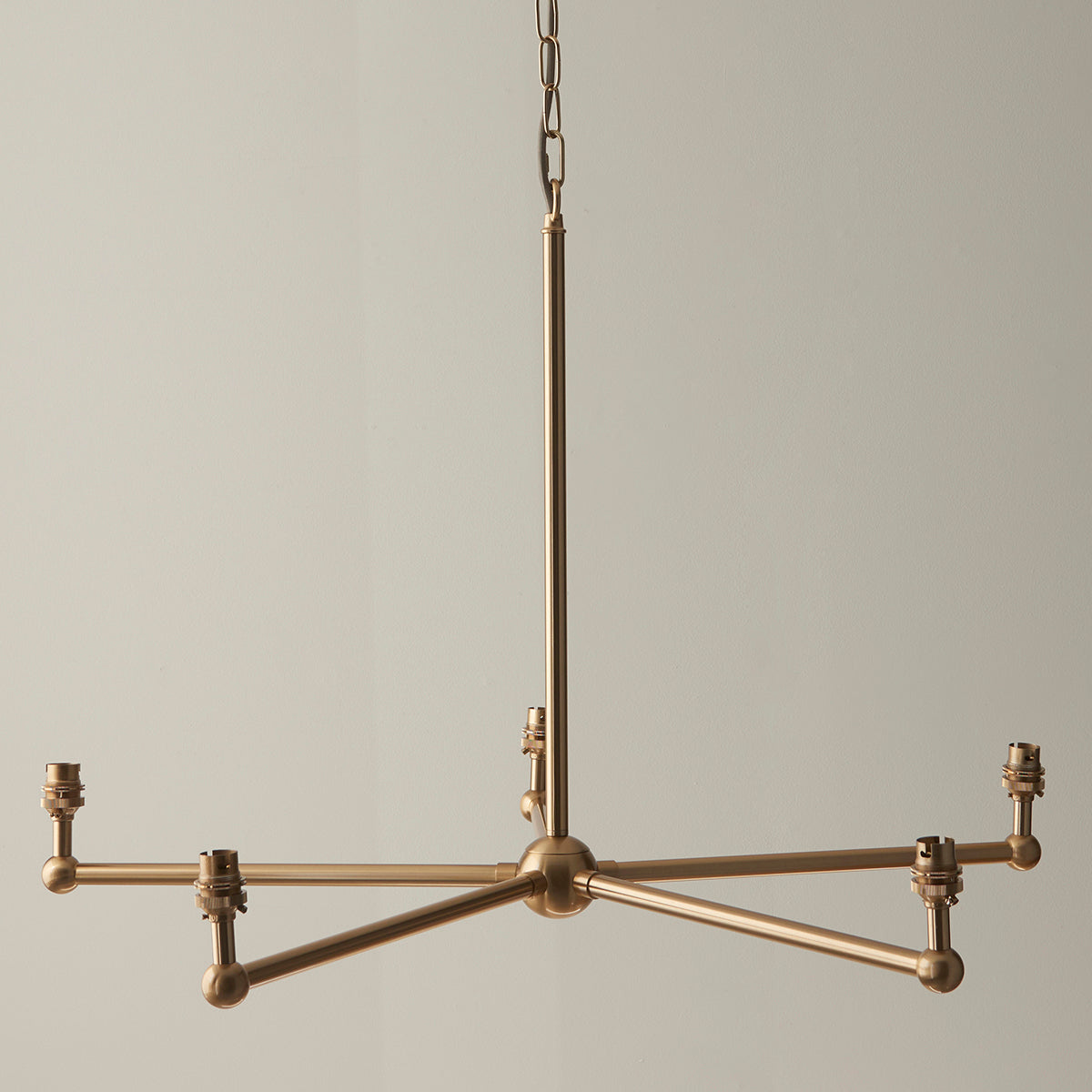 Brushed aged brass plate