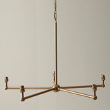Brushed aged brass plate