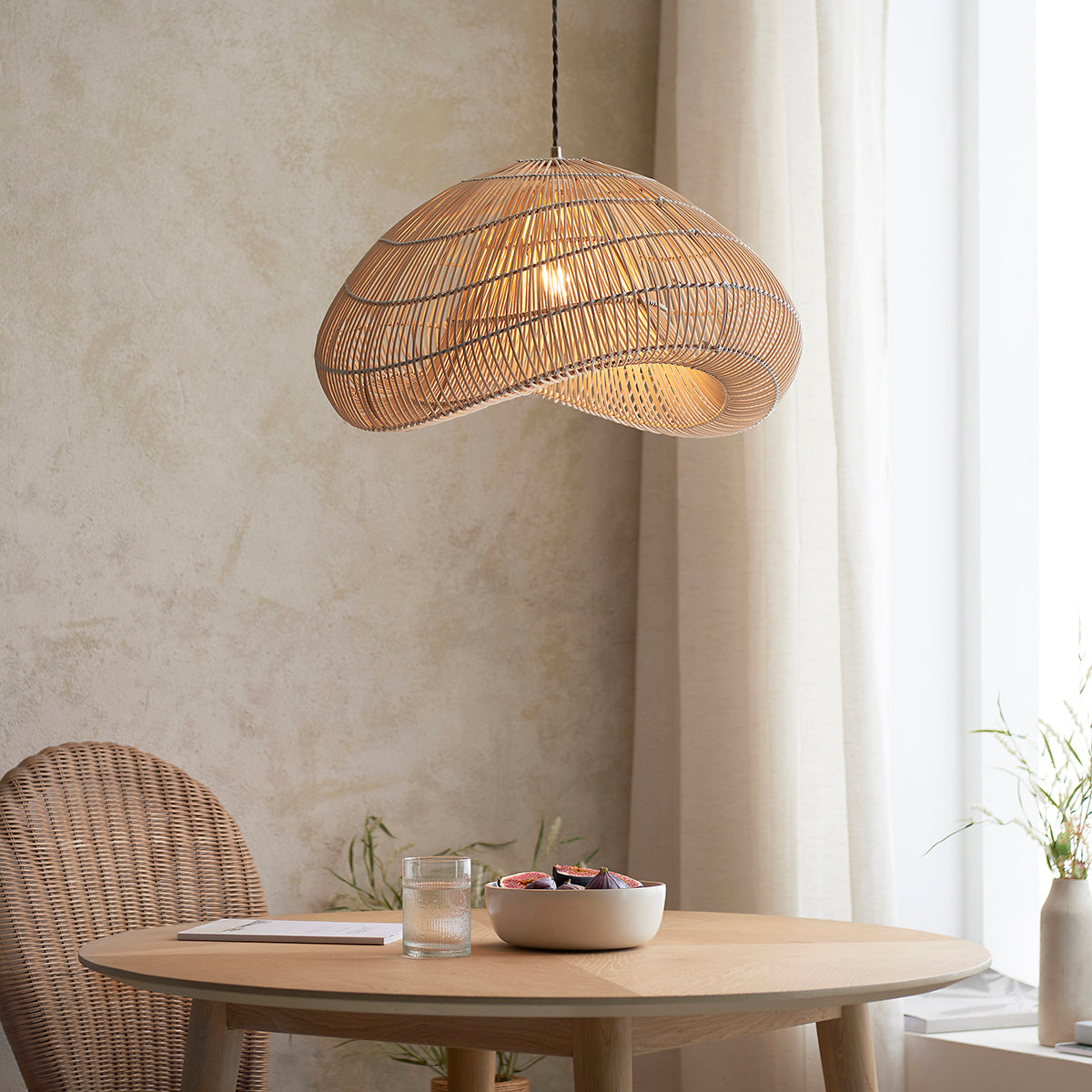 Natural rattan