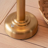 Warm brass plate