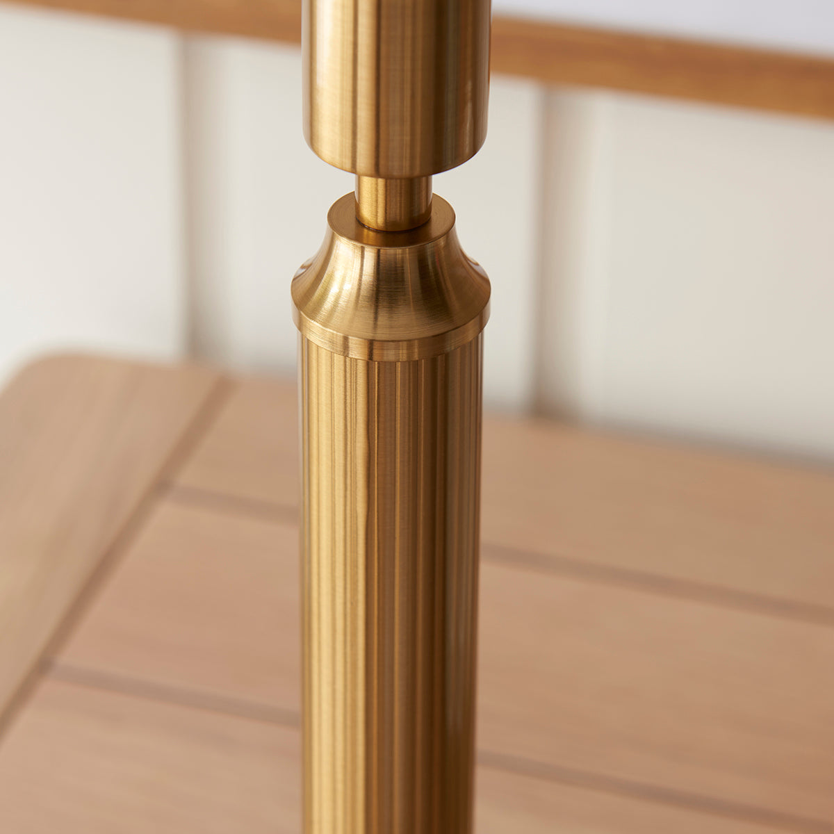 Brushed aged brass plate