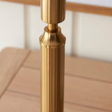 Brushed aged brass plate