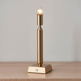 Brushed aged brass plate
