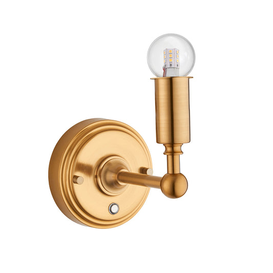Brushed aged brass plate