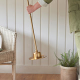 Brushed aged brass plate