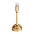 Brushed aged brass plate