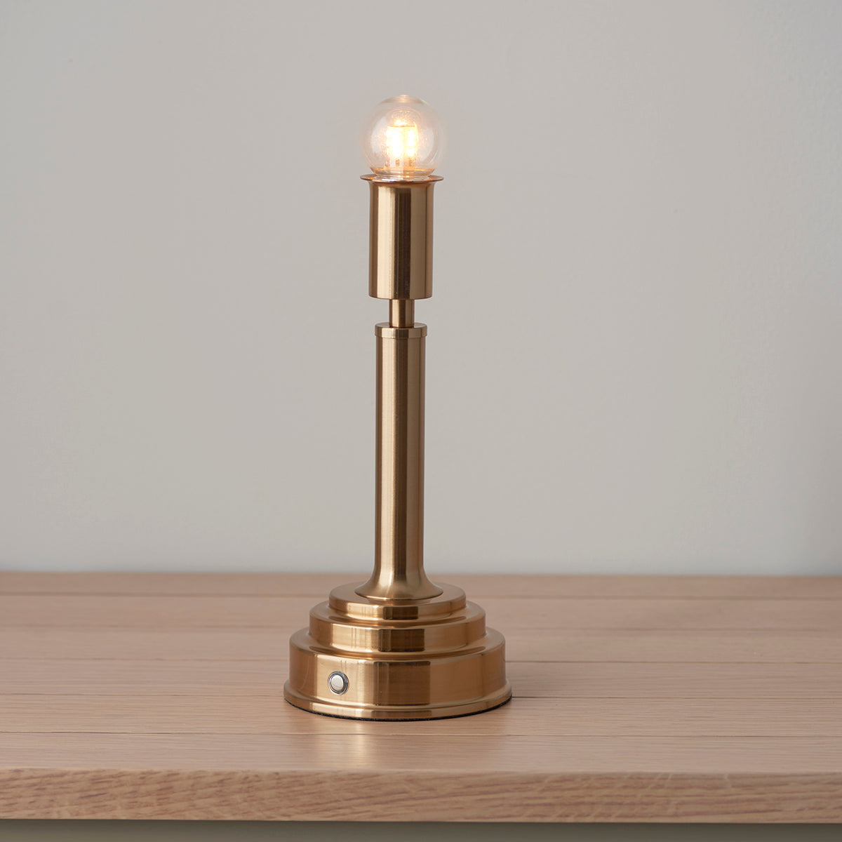 Brushed aged brass plate