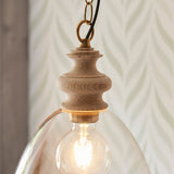Natural ash, brushed aged brass plate