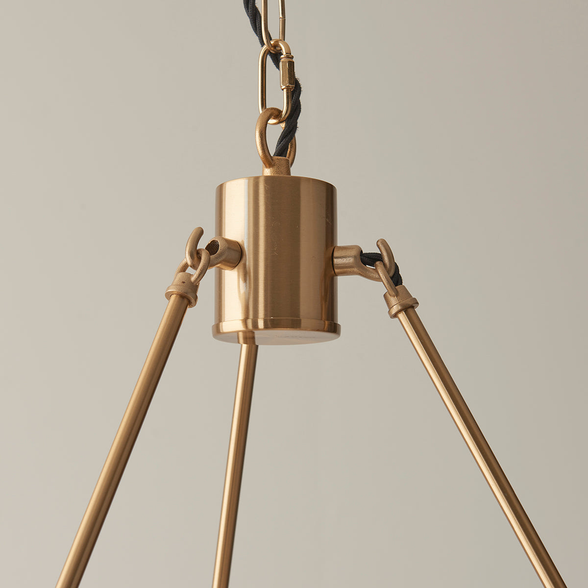 Brushed aged brass plate