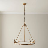Brushed aged brass plate