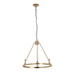Brushed aged brass plate