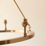 Brushed aged brass plate