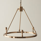 Brushed aged brass plate