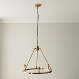 Brushed aged brass plate