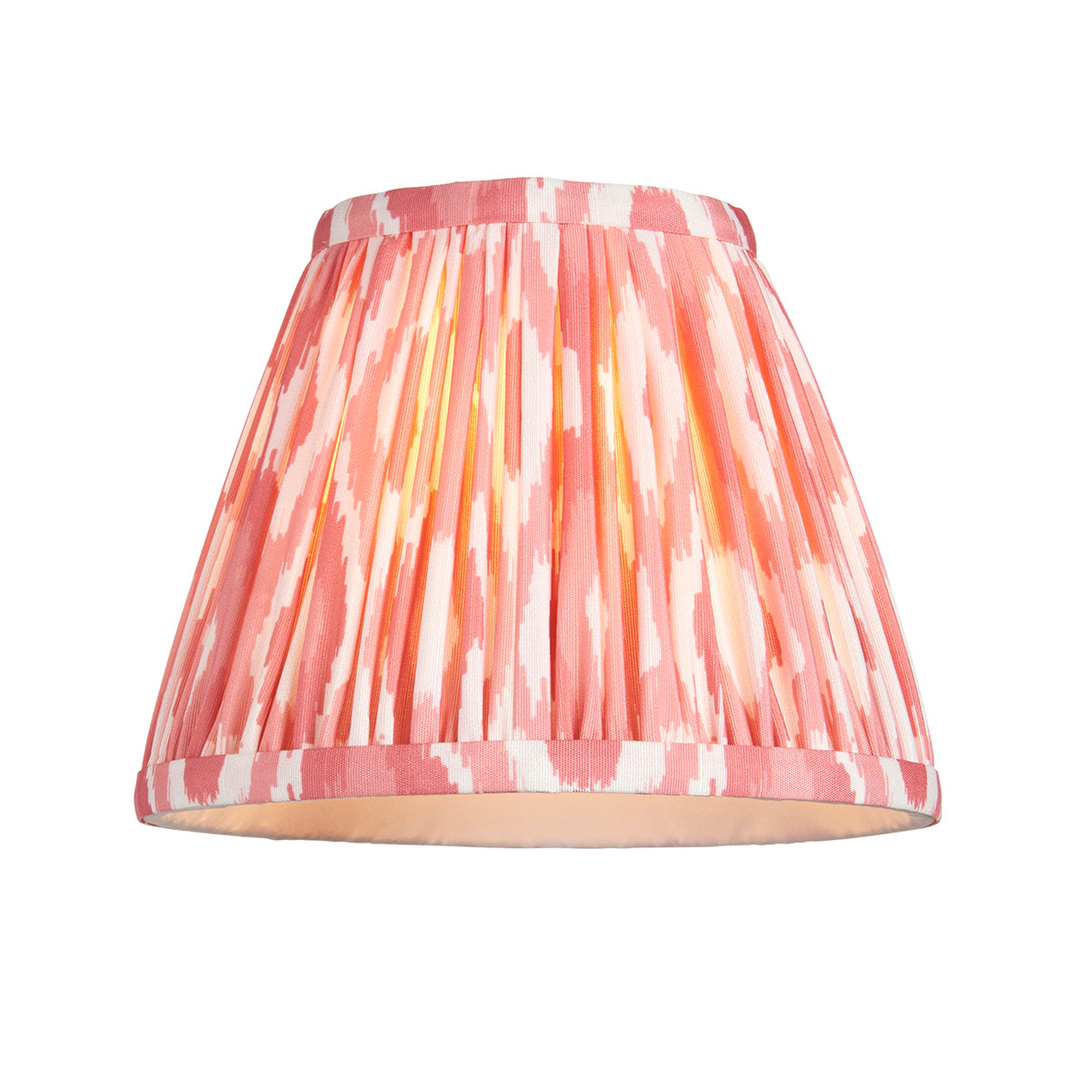 Coral pink fabric