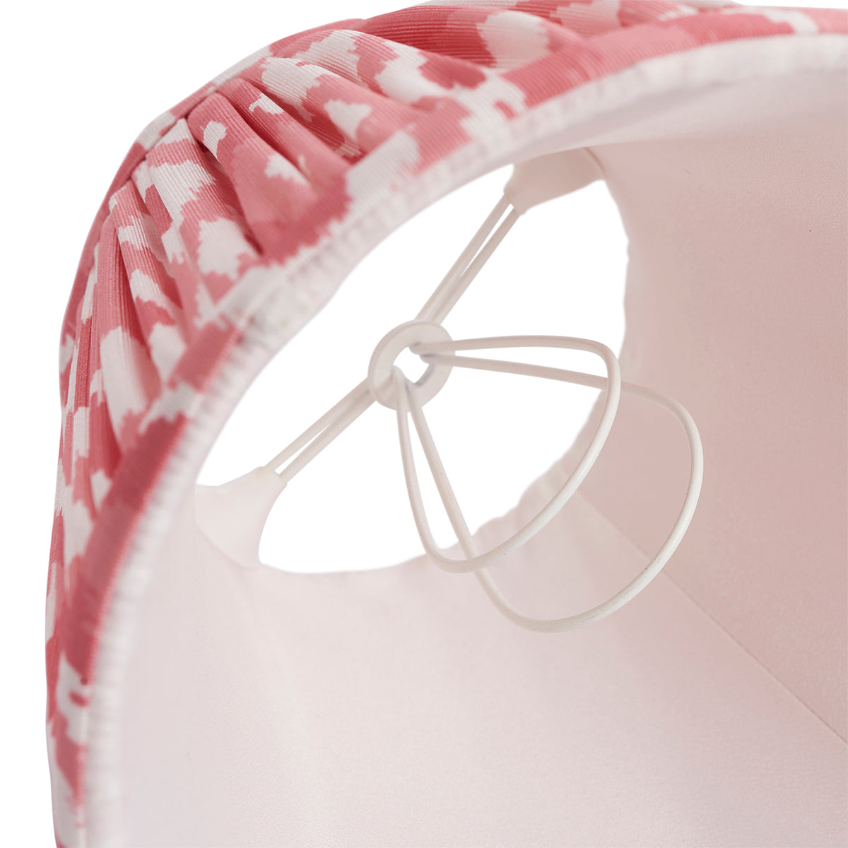 Coral pink fabric