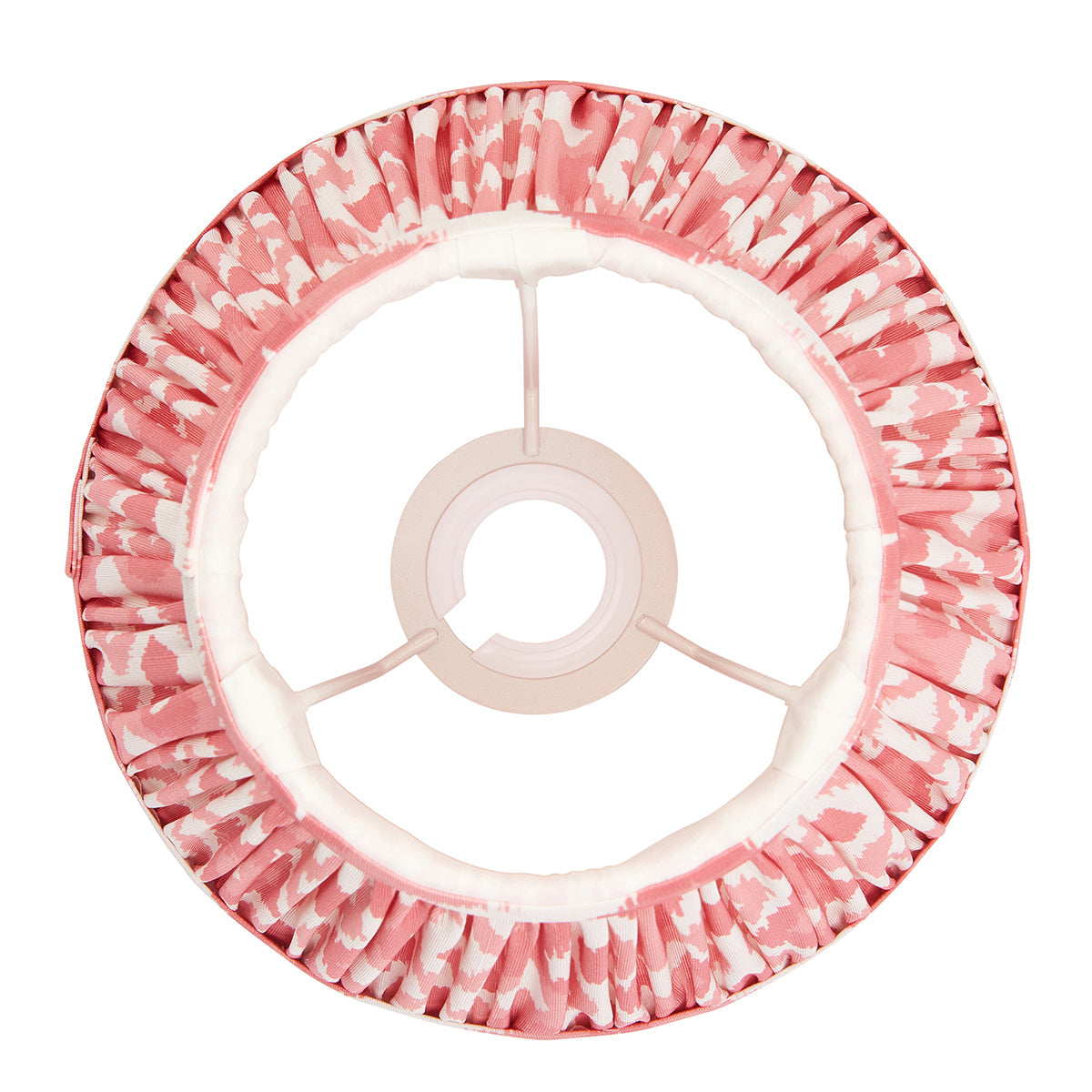 Coral pink fabric