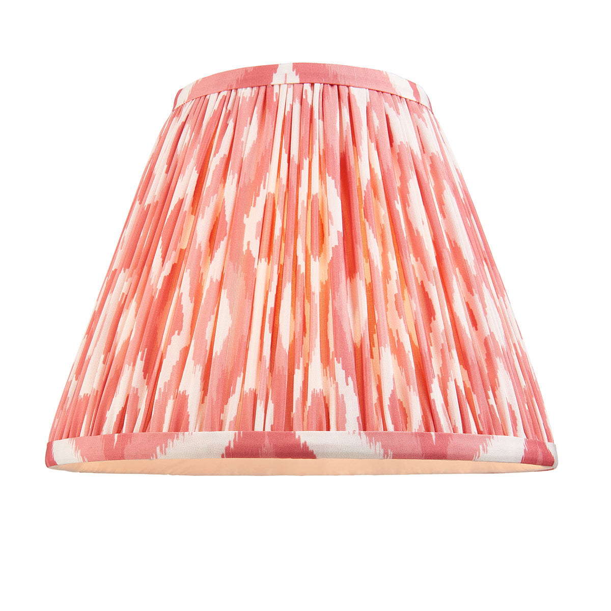 Coral pink fabric
