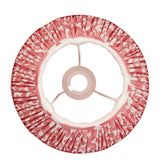 Coral pink fabric