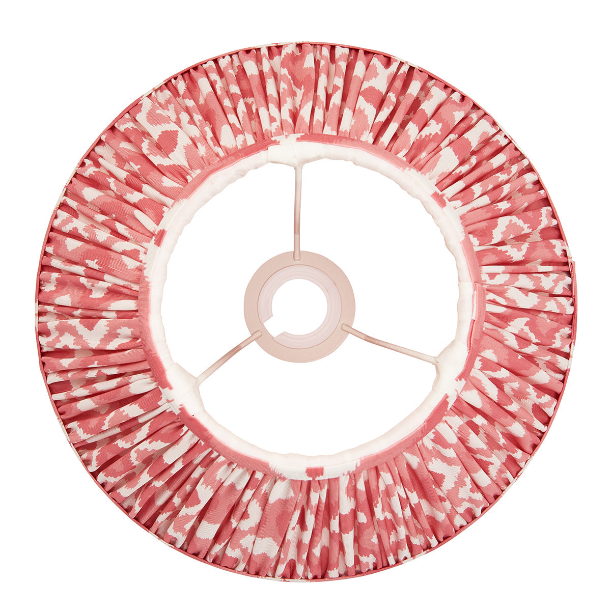 Coral pink fabric