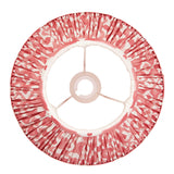 Coral pink fabric