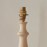 Natural wood & brushed aged brass plate