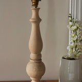 Natural wood & brushed aged brass plate