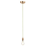 Brushed aged brass plate & green flex