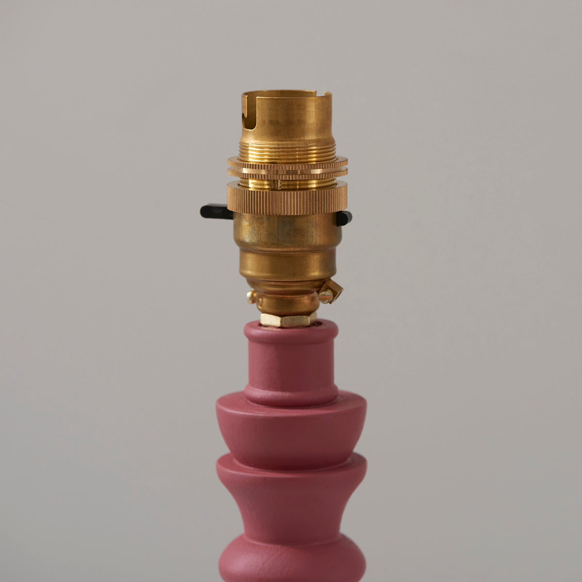 Satin pink clay paint