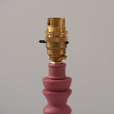Satin pink clay paint