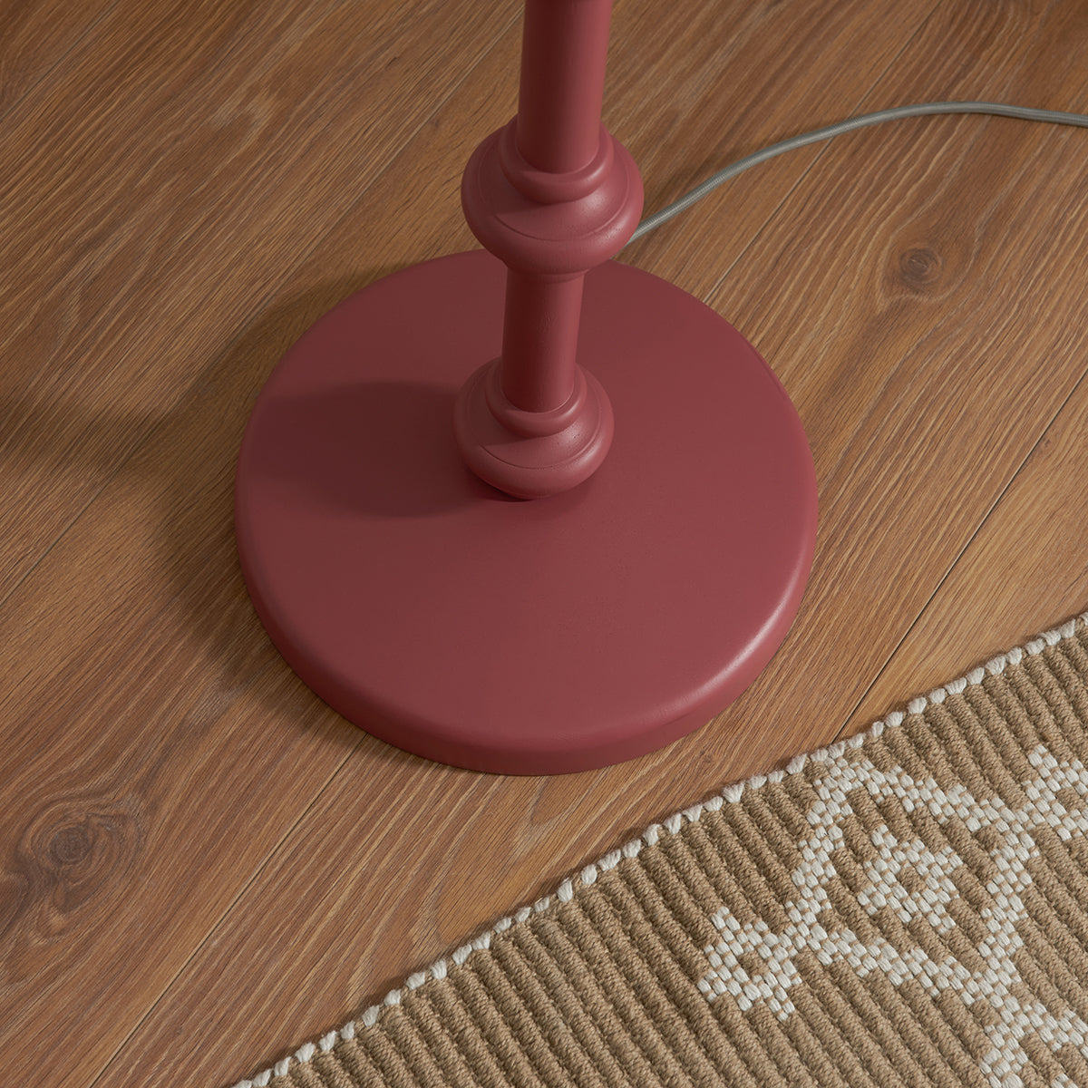Satin pink clay paint