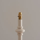 Satin almond white paint