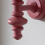 Satin pink clay paint
