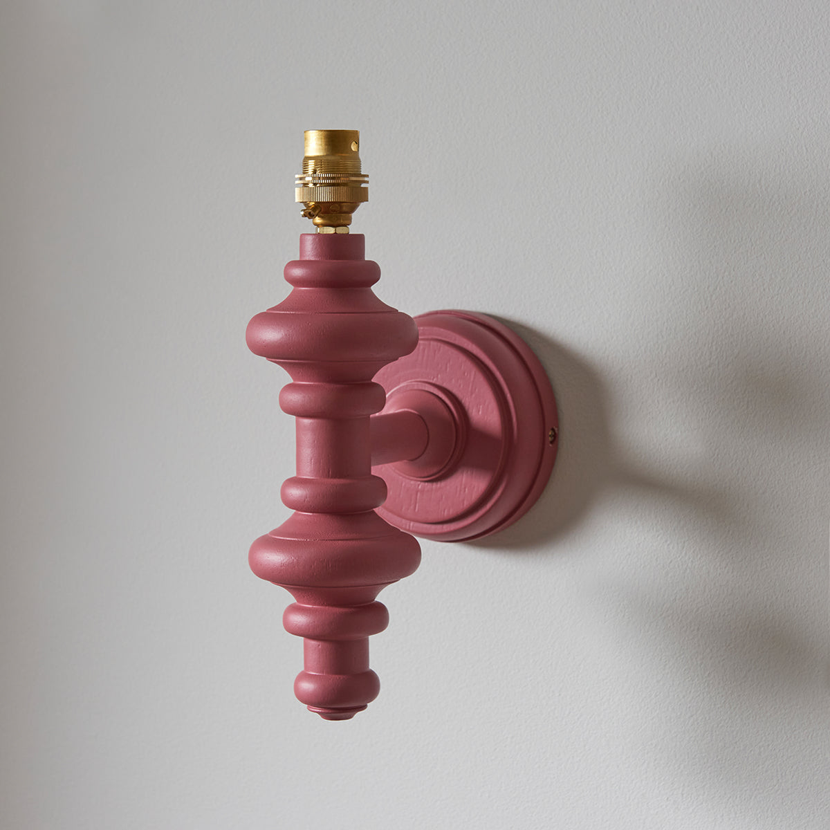 Satin pink clay paint