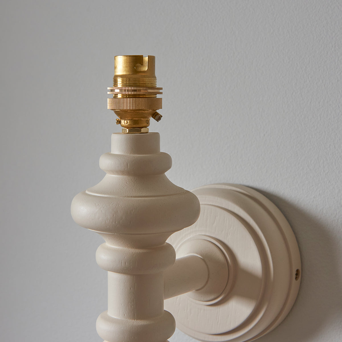 Satin almond white paint