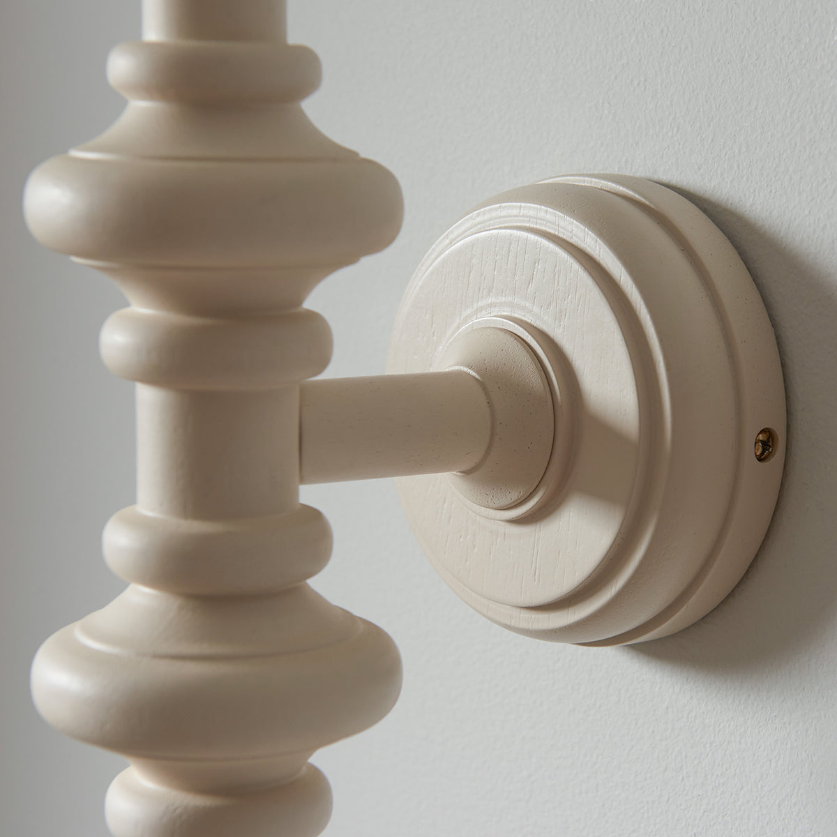 Satin almond white paint