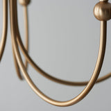 Brushed aged brass plate