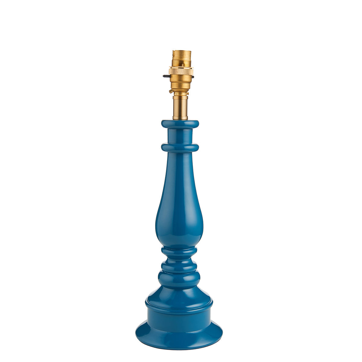 Marlin blue & warm brass plate