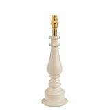 Almond white & warm brass plate