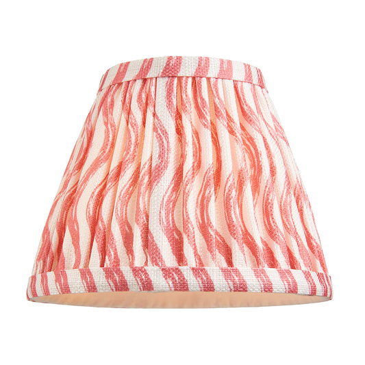 Coral pink fabric