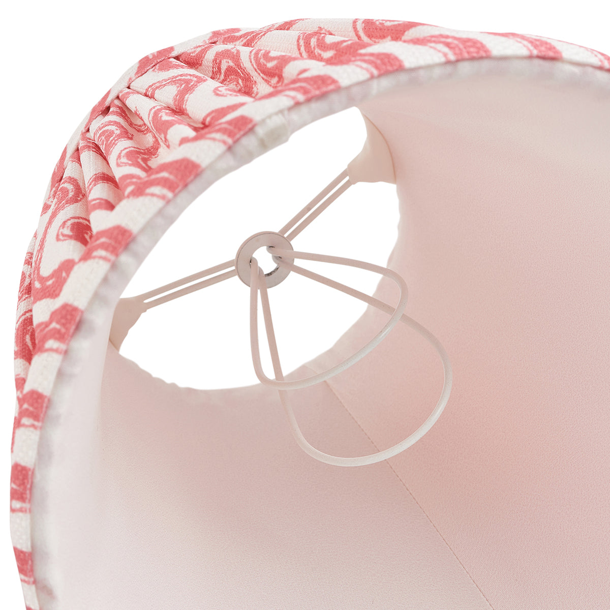 Coral pink fabric