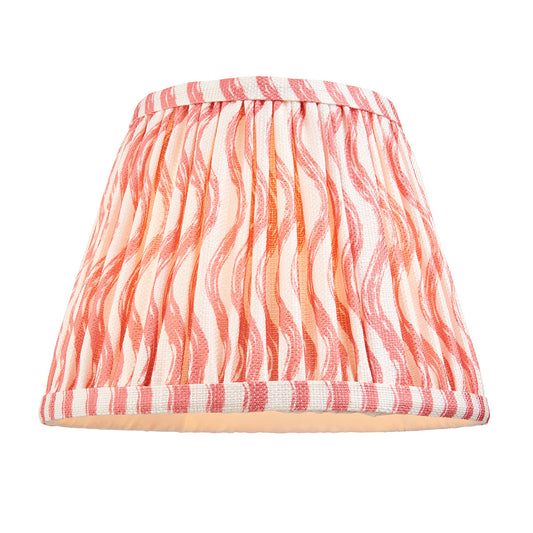 Coral pink fabric