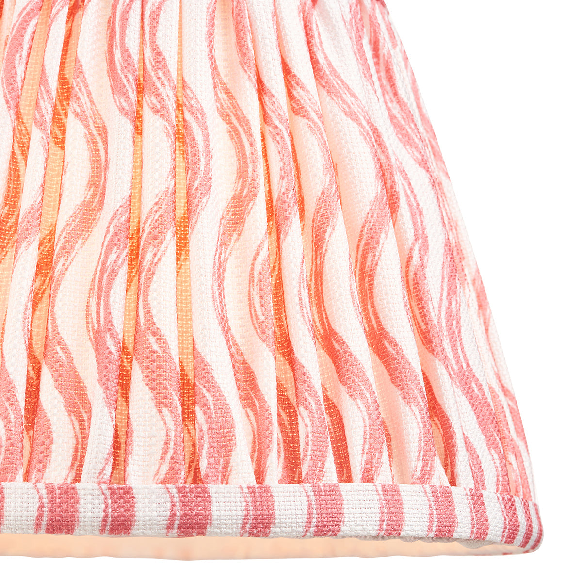 Coral pink fabric