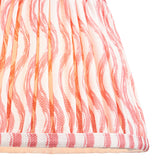 Coral pink fabric