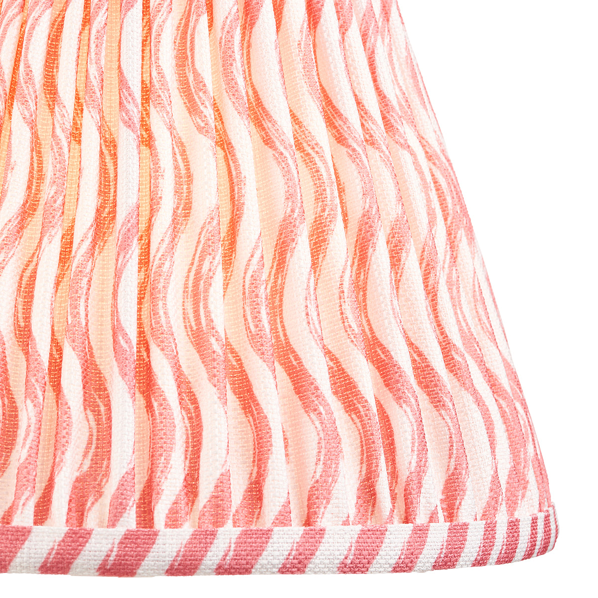 Coral pink fabric