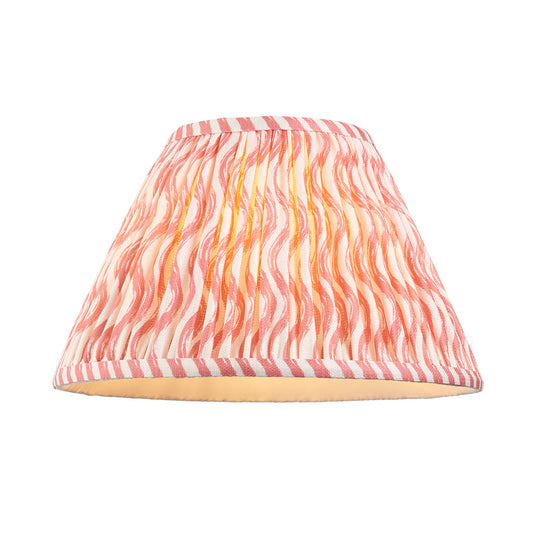 Coral pink fabric