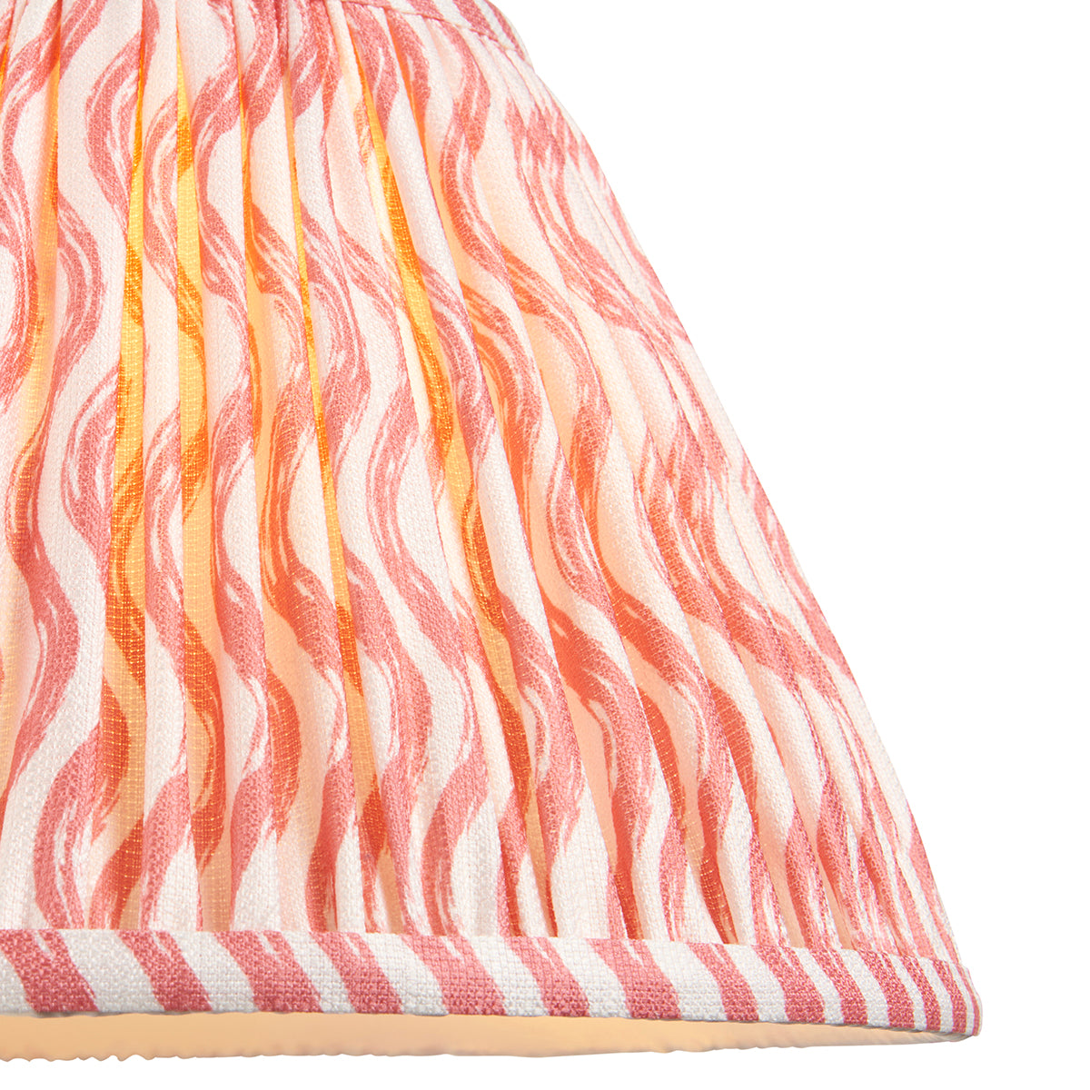 Coral pink fabric