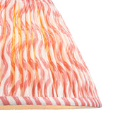Coral pink fabric