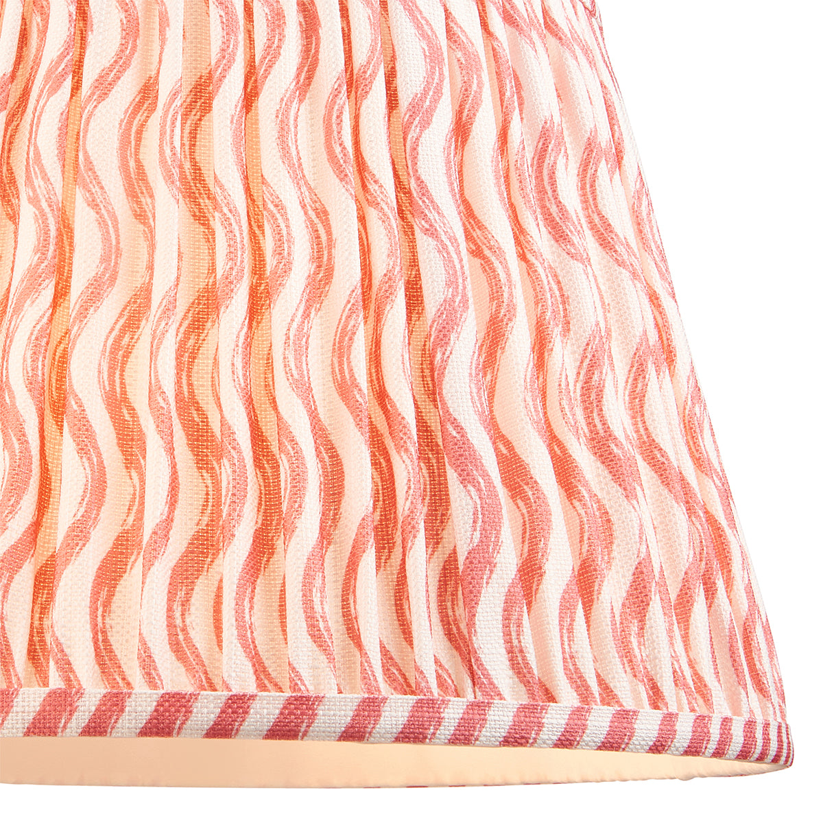 Coral pink fabric