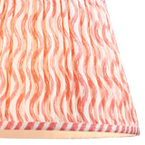 Coral pink fabric